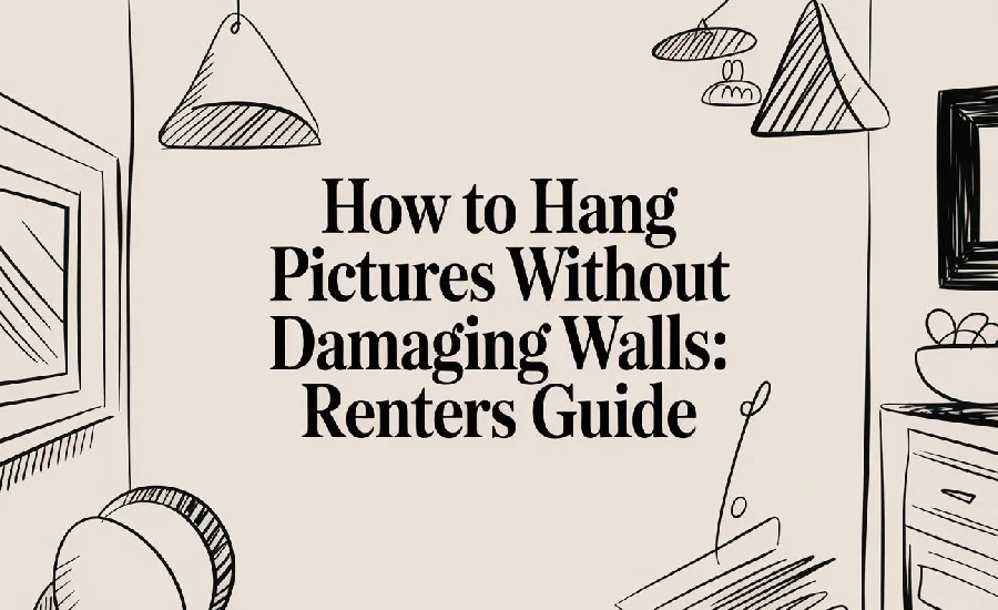 Best Hardware & Fasteners for Renters (Damage-Free Wall Mounting)