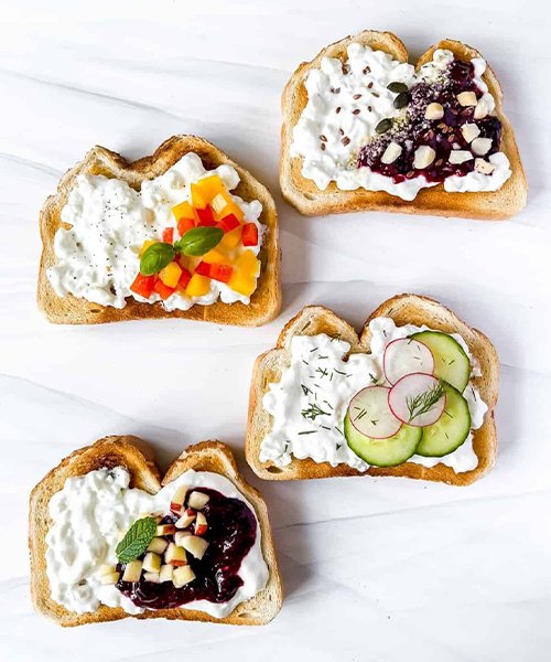Idea 3 Cottage Cheese Toast