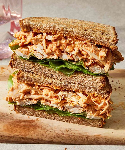 Lunch Idea 1 Leftover Rotisserie Chicken Sandwich