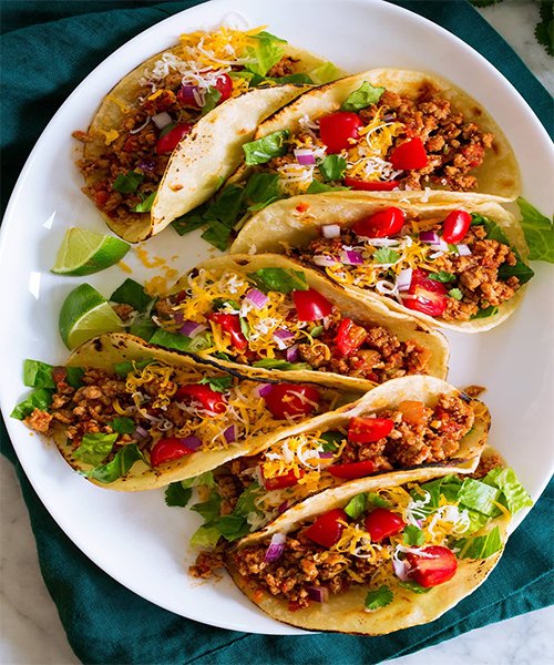 Meal 4 Ground Turkey or Beef Tacos