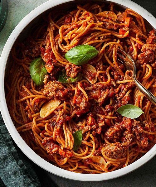 Meal Idea 1 Pasta With Meat Sauce