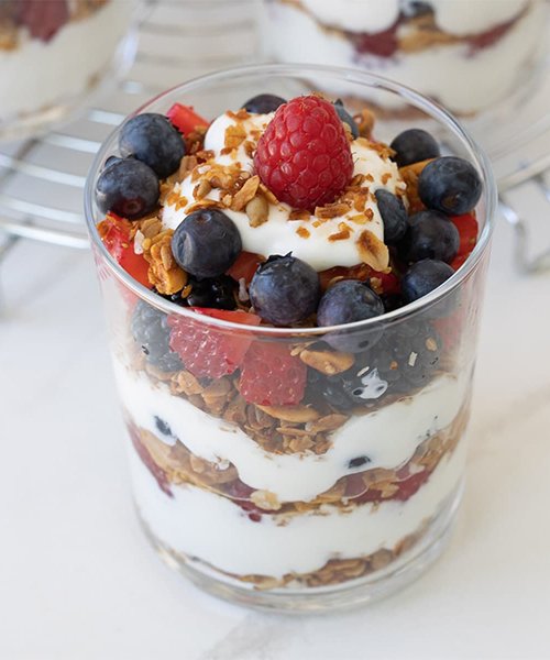 Snack Idea 1 Greek Yogurt Parfait